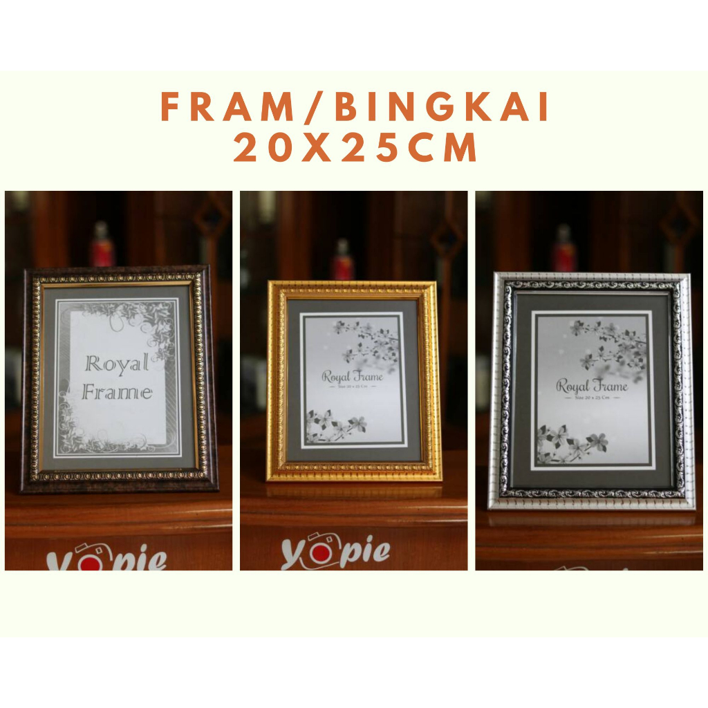 Jual FRAME FOTO FIGURA PIGURA BINGKAI 10R Atau 8R 20X25 MOTIF