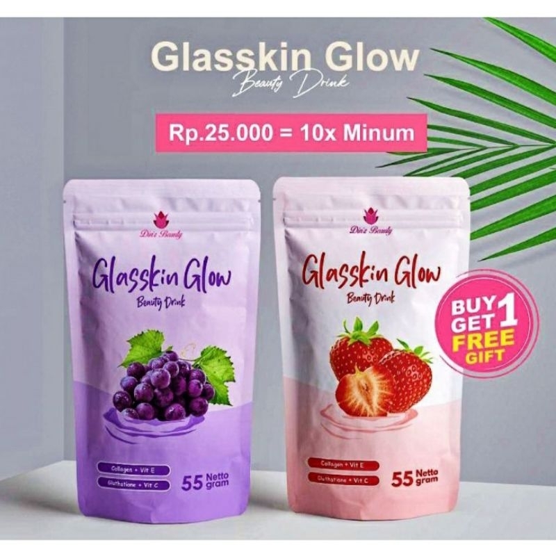 Jual Agen Resmi Glasskin Glow Beauty Drink By Din Z Beauty Glasskin