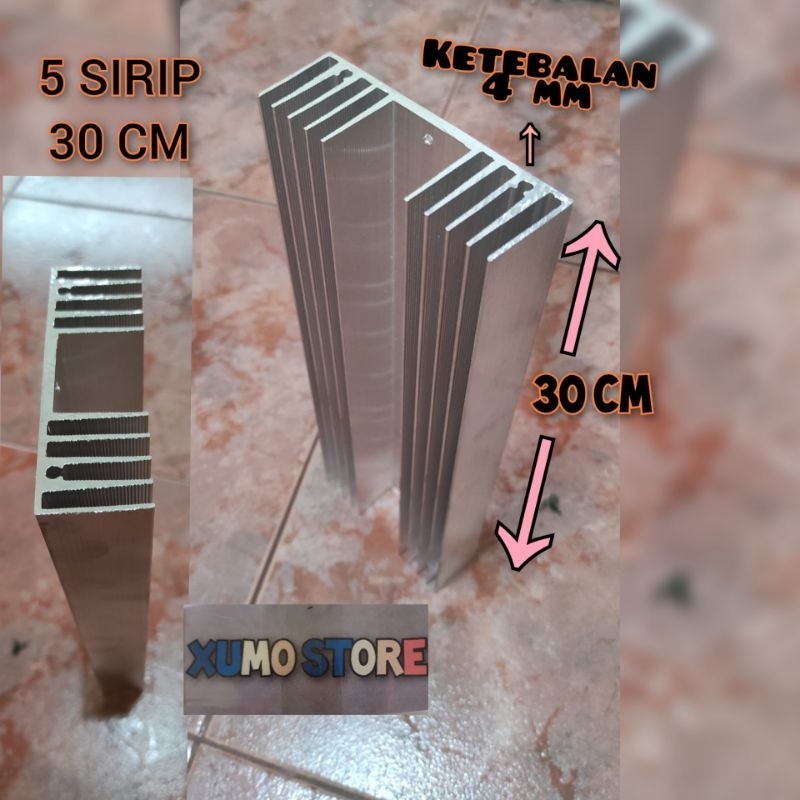 Jual Heatsink Pendingin Sirip Cm Tebal Mm Hs S Cm Shopee