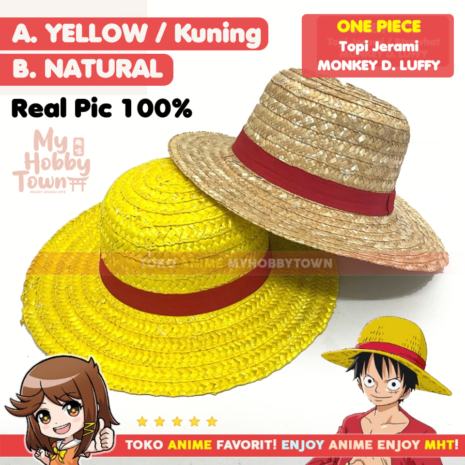 Jual Topi Jerami One Piece Luffy Mugiwara Hat Anime Cosplay Shopee