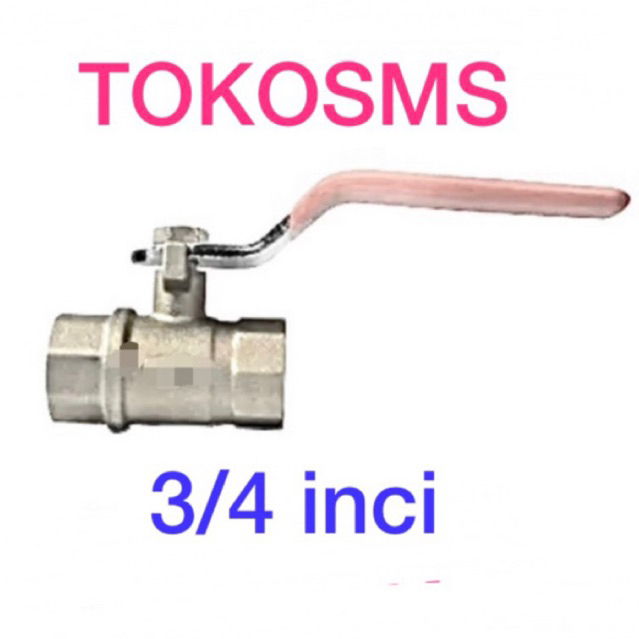 Jual Ball Valve Inch Stop Kran Kuningan Model Onda Ukuran Inci