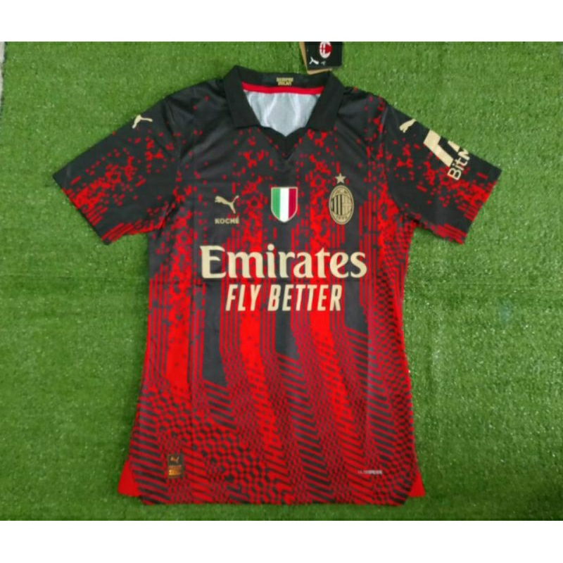 Jual JERSEY BOLA MILAN 4TH 2022 2023 PLAYER ISSUE Shopee Indonesia