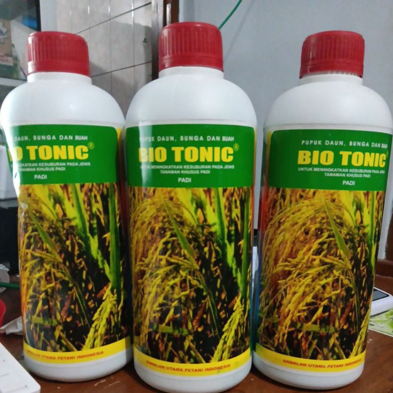 Jual Pupuk Cair Super Lengkap BIO TONIK Padi 1 Liter Shopee Indonesia