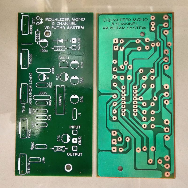 Jual Pcb Equalizer Mono Channel Vr Putar System Shopee Indonesia