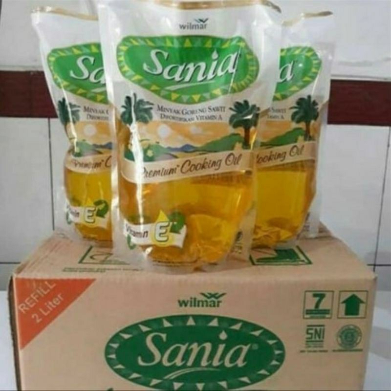 Jual Minyak Goreng Sania Kemasan Liter Dus Isi Pcs Shopee