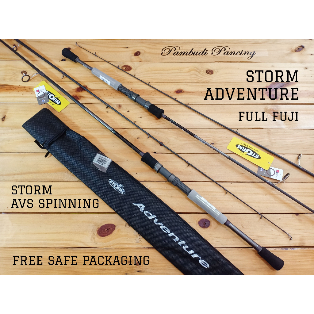 Jual STORM Joran STORM AVS NEW ADVENTURE Gen 1 Reborn Spinning Rod