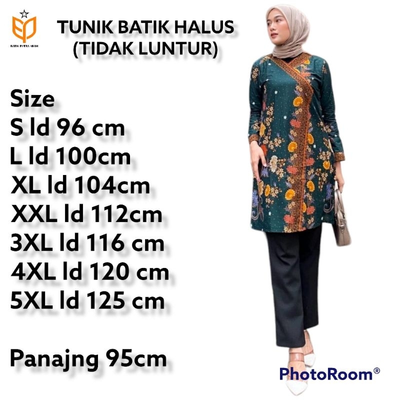 Jual TUNIK BATIK JUMBO LD 120 LD 130 MODEL TERBARU 2023 ATASAN BATIK