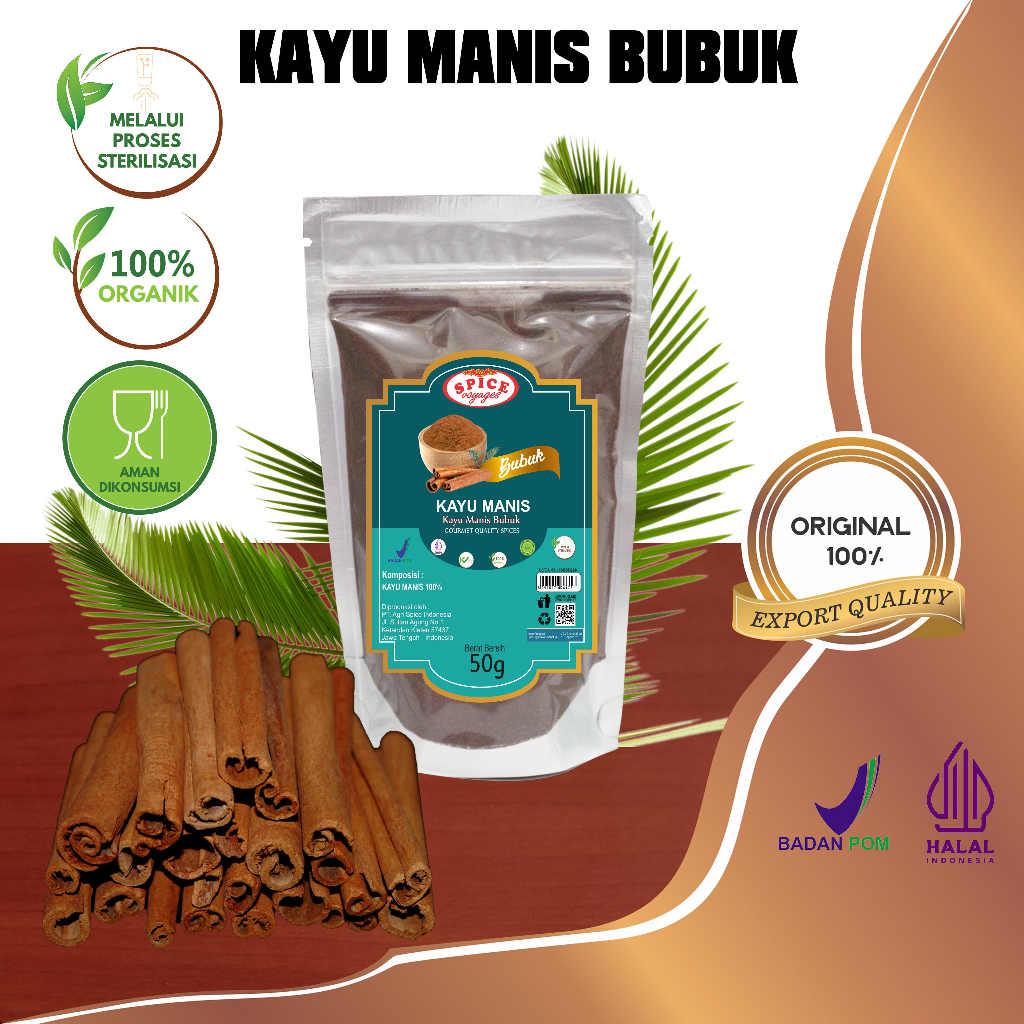 Jual Spice Voyages Ground Cinnamon Gr Kayu Manis Bubuk Gr