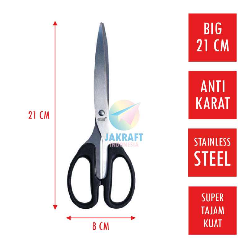 Jual Pcs Gunting Kertas Besar Tajam Cm Joyko Sc Big Scissors