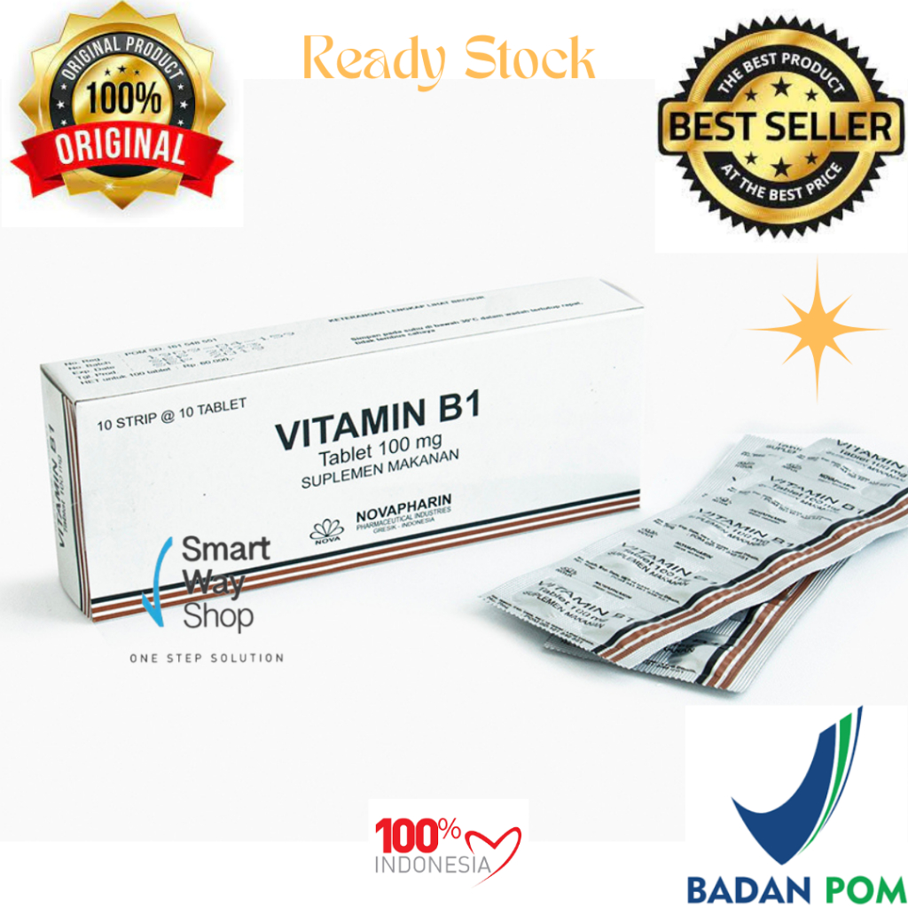 Jual Vitamin B Mg Box Isi Tablet Novapharin Ori Bpom Shopee