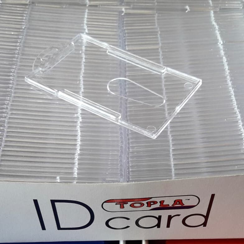 Jual HARGA 10 PCS Casing Id Card Holder Transparant BENING Topla