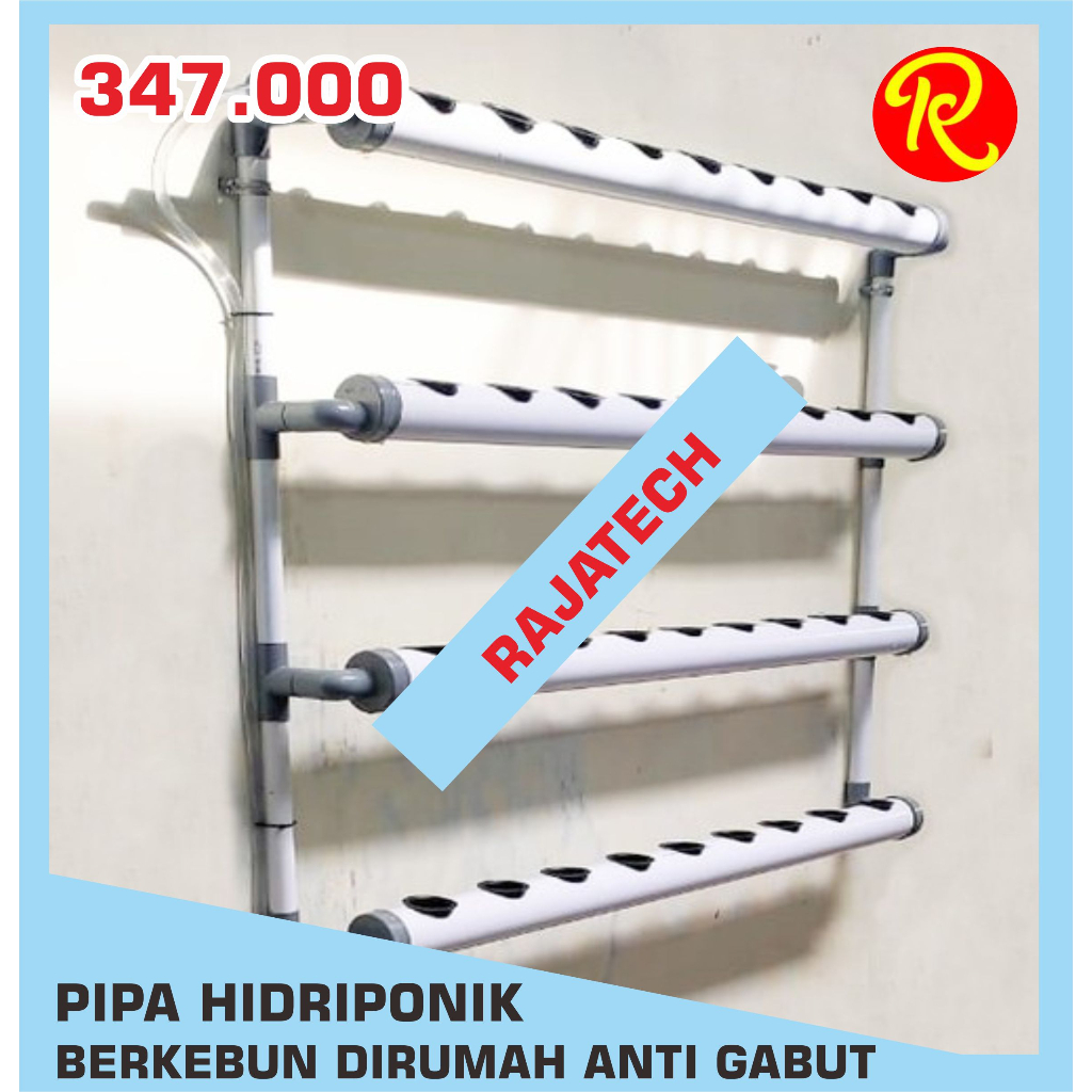 Jual Paket Instalasi HIDROPONIK PIGORA 2 DFT Pipa Hidroponik 2 Inc