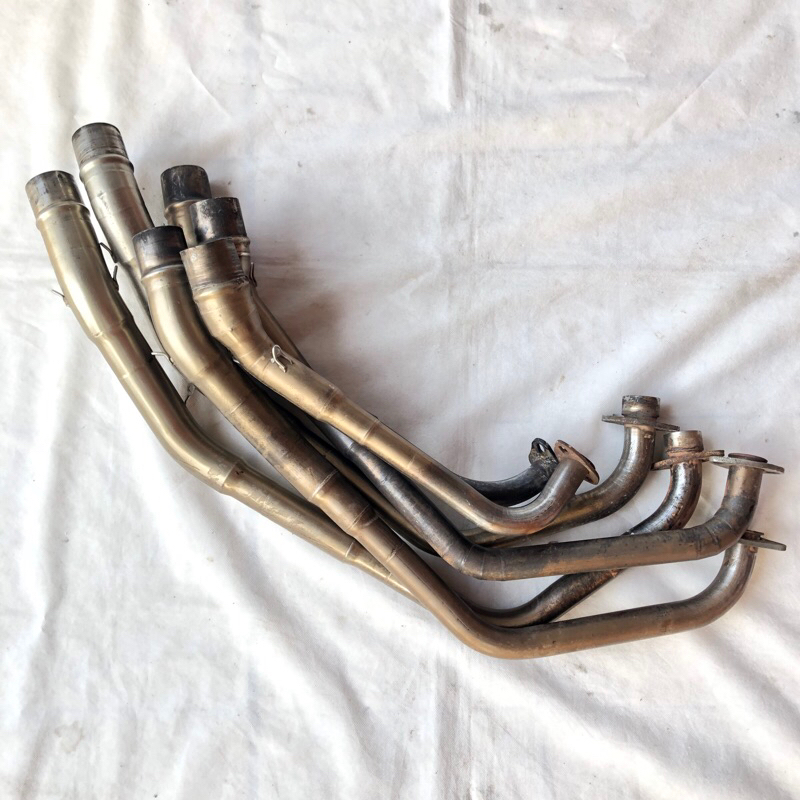 Jual Second Original Header Leheran Knalpot Tech Racing Evolution