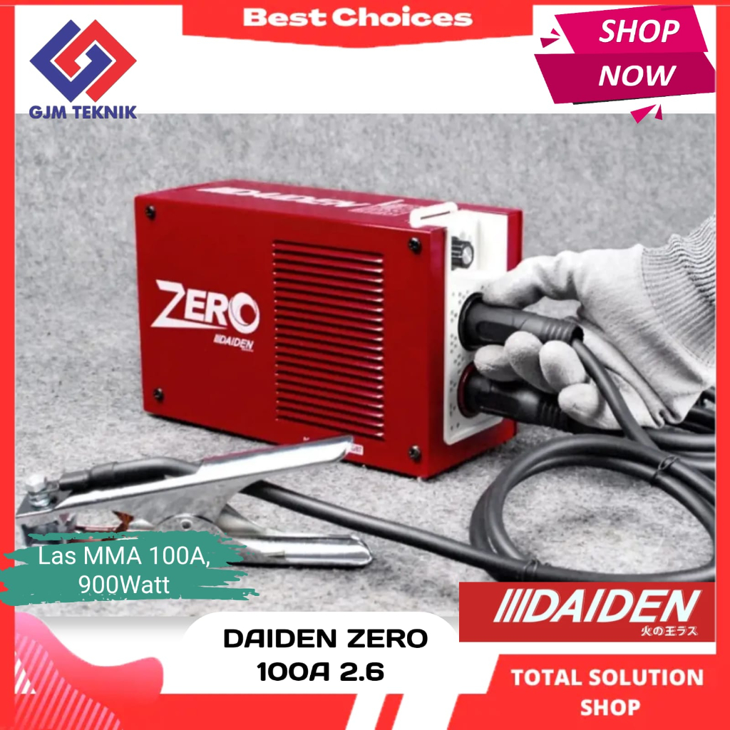 Jual MESIN LAS DAIDEN ZERO 120A INVERTER LAS ZERO DAIDEN 120 TRAFO