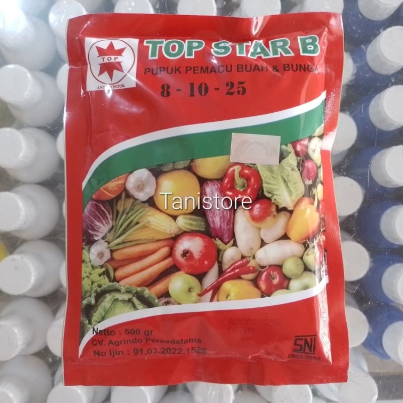 Jual TOP STAR B 500 GR Pupuk Pemacu Bunga Dan Buah Shopee Indonesia