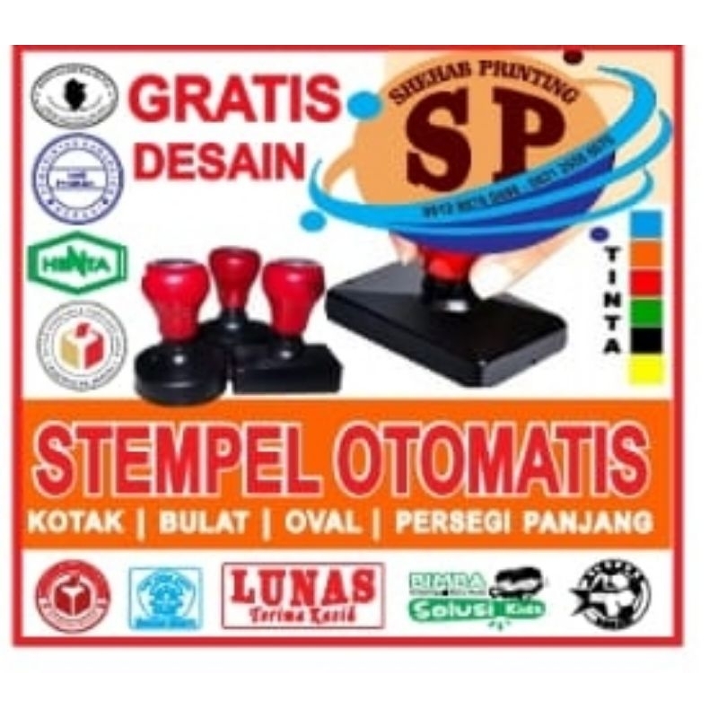 Jual Stempel Otomatis Shopee Indonesia