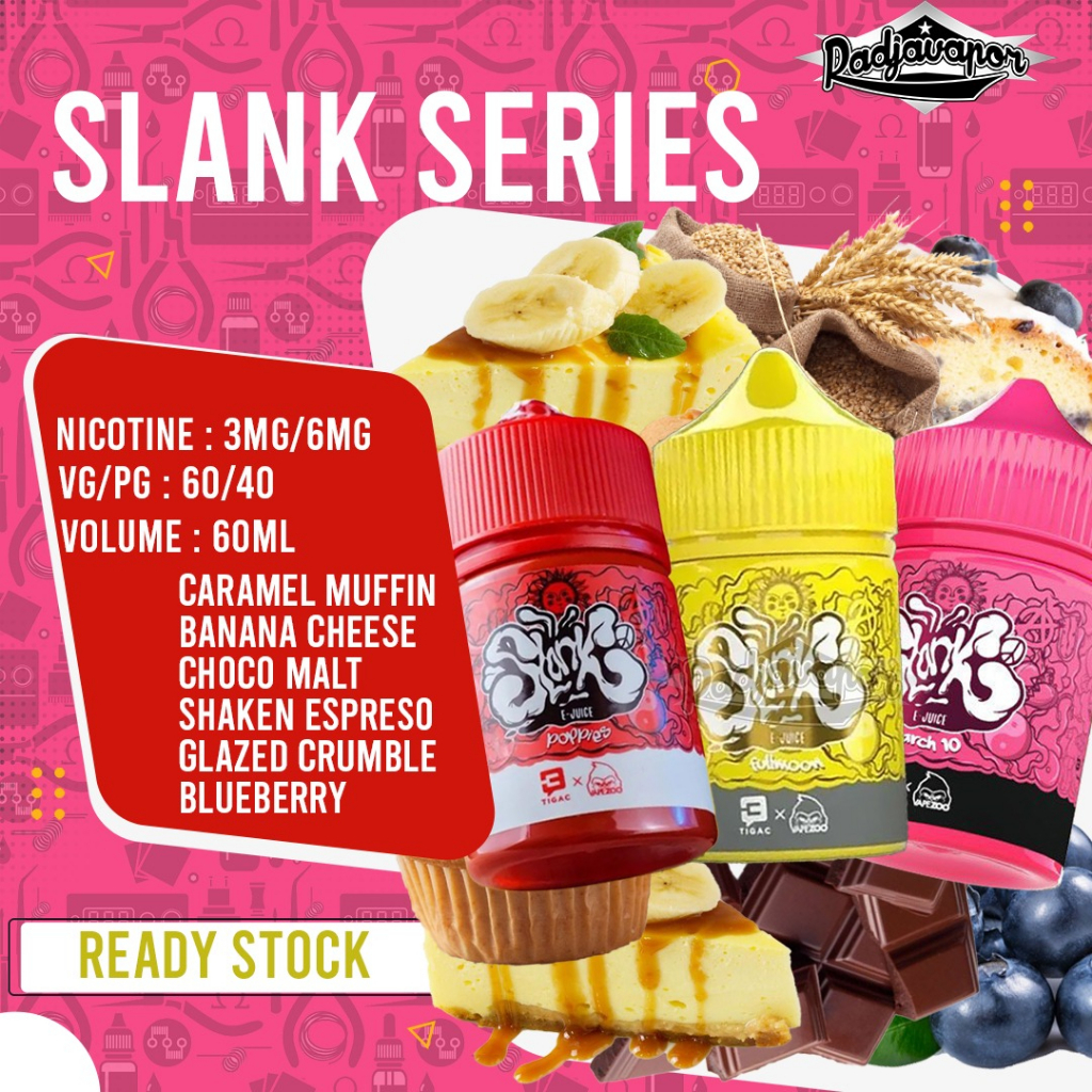 Jual Liquid Slank Ml Freebase Series V Poppies Sweet Caramel Muffin