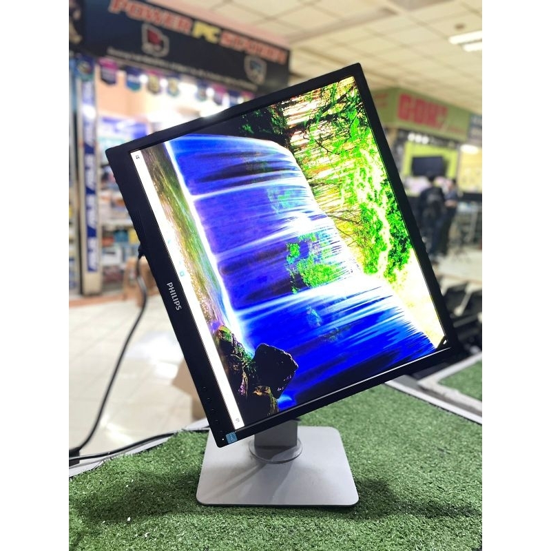 Jual Monitor Lcd Inc Original Potrait Vertikal Shopee Indonesia