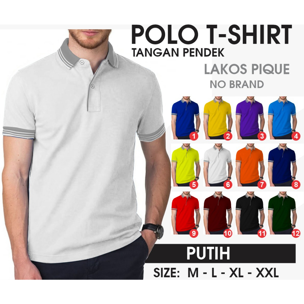 Jual Liso Wear Kaos Polo Shirt Polos Kaos Kerah Pria Kaos Seragam