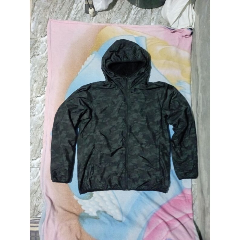 Jual Jacket Uniqlo Bolak Balik Parasut Loreng Sherpa Shopee Indonesia