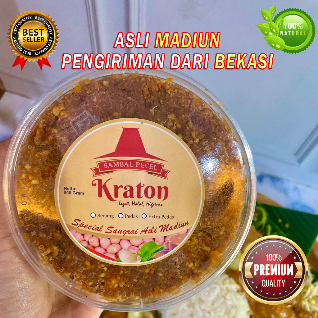 Jual Sambal Kacang Asli Madiun Gram Bumbu Sambel Pecel Sangrai Khas