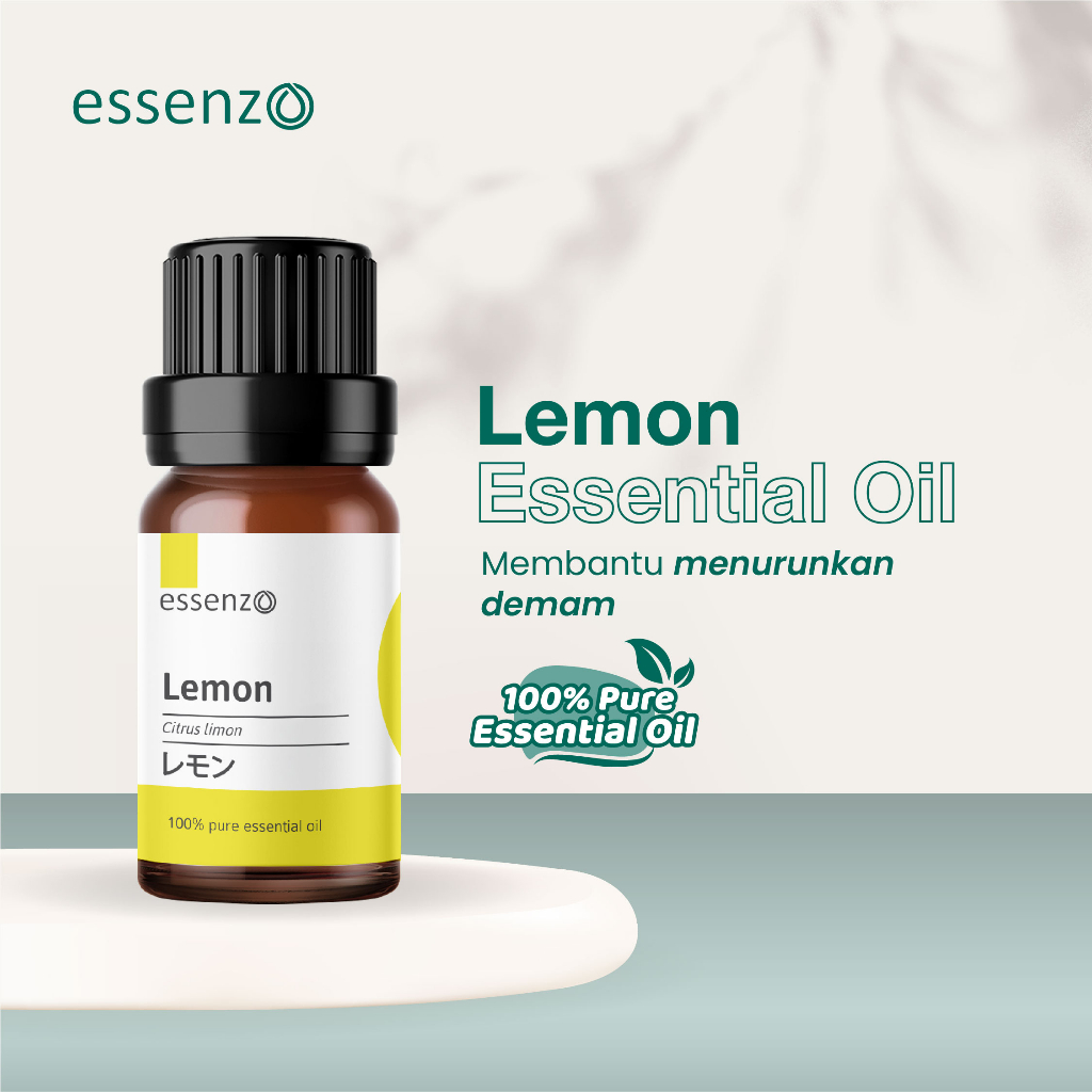 Jual Essenzo Lemon Essential Oil Pure Essential Oil Shopee