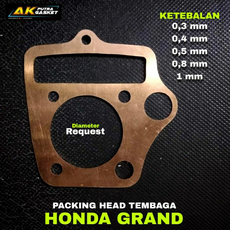 Jual Paking Head Honda Grand Tembaga Packing Perpak Gasket Honda