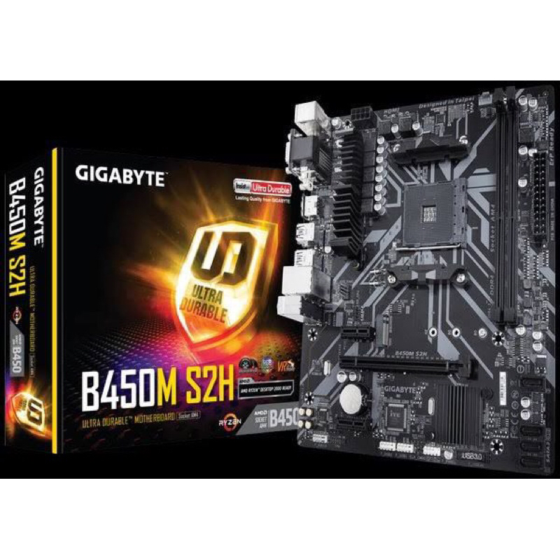 Jual Motherboard Gigabyte B M S H Amd Am B Chipset Shopee Indonesia