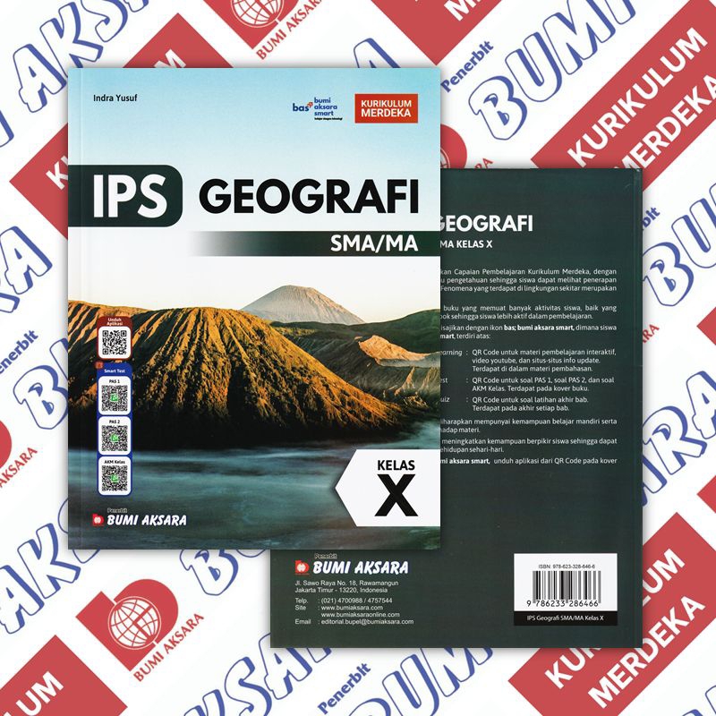 Jual Bumi Aksara IPS Ilmu Pengetahuan Sosial GEOGRAFI SMA MA Kls X