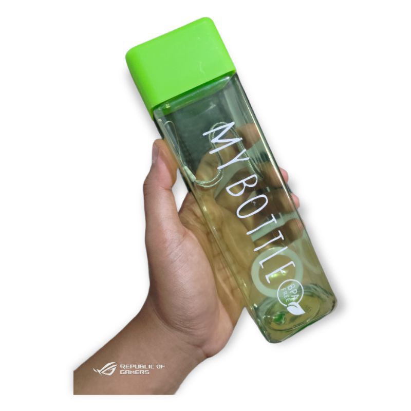 Jual Mybottle Kotak Botol Persegi Botol Minum Ml Bpa Free Tutup