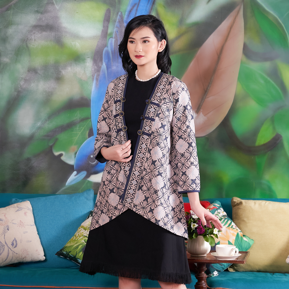 Jual Nona Rara Jesse Cirebon T Baju Batik Kasual Modern Shopee