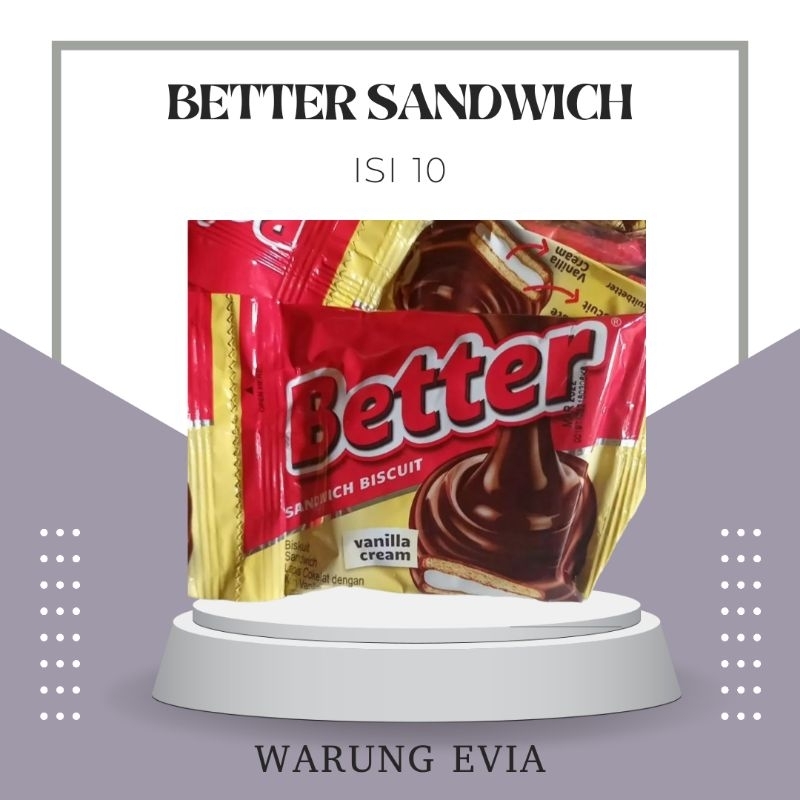 Jual BETTER SANDWICH BISCUIT Shopee Indonesia