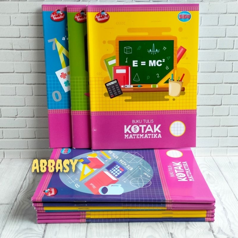 Jual Buku Tulis Sidu Matematika Kotak Kecil 38 Lembar Isi 5 Buku