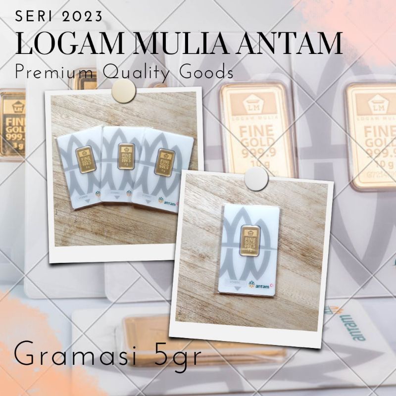 Jual Emas Logam Mulia Antam 5gr Tahun 2023 Shopee Indonesia