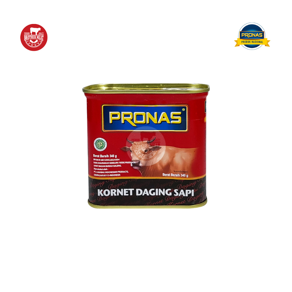 Jual Pronas Corned Beef Gr Kornet Daging Sapi Kaleng Halal Shopee