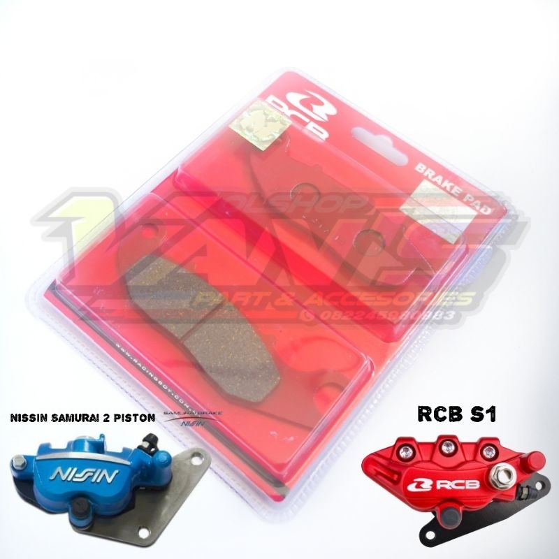 Jual Kampas Rem RCB Untuk Kaliper RCB S1 S SERIES E SERIES Dan NISSIN