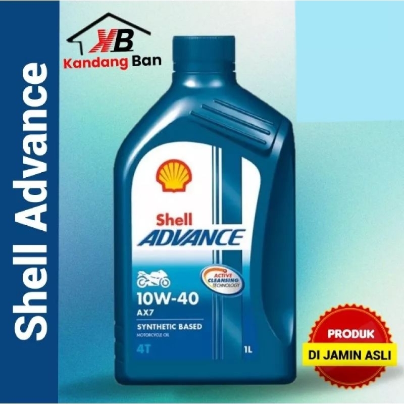 Jual Oli Shell Advance Ax T W L Di Jamin Asli Shopee Indonesia