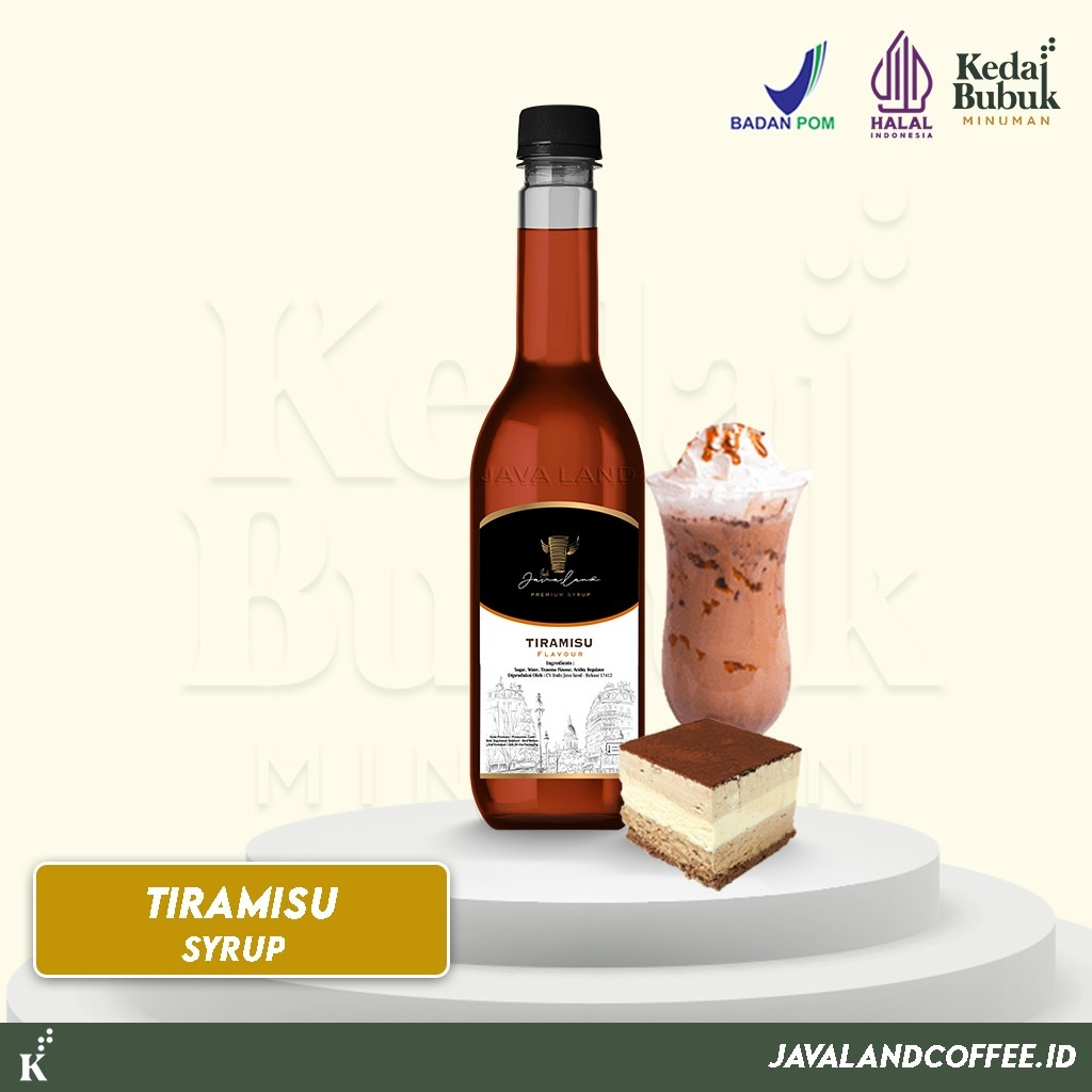 Jual Javaland Syrup Sirup Rasa Tiramisu Ml Premium Shopee