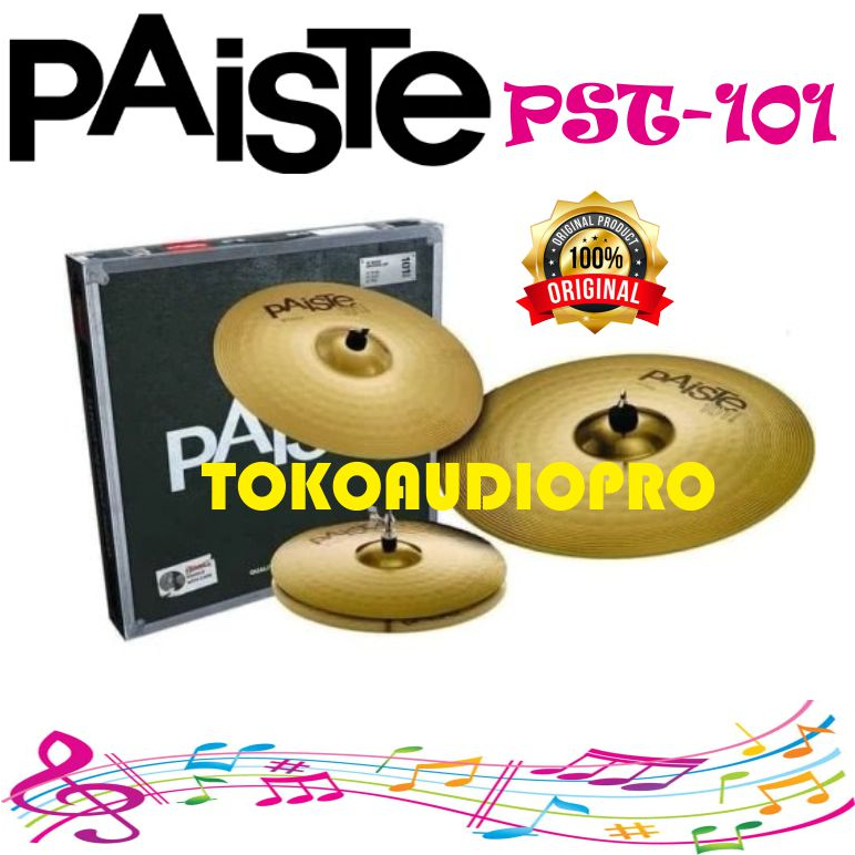 Jual Cymbal Paiste Pst Cymbal Set Hi Hats Crash Ride