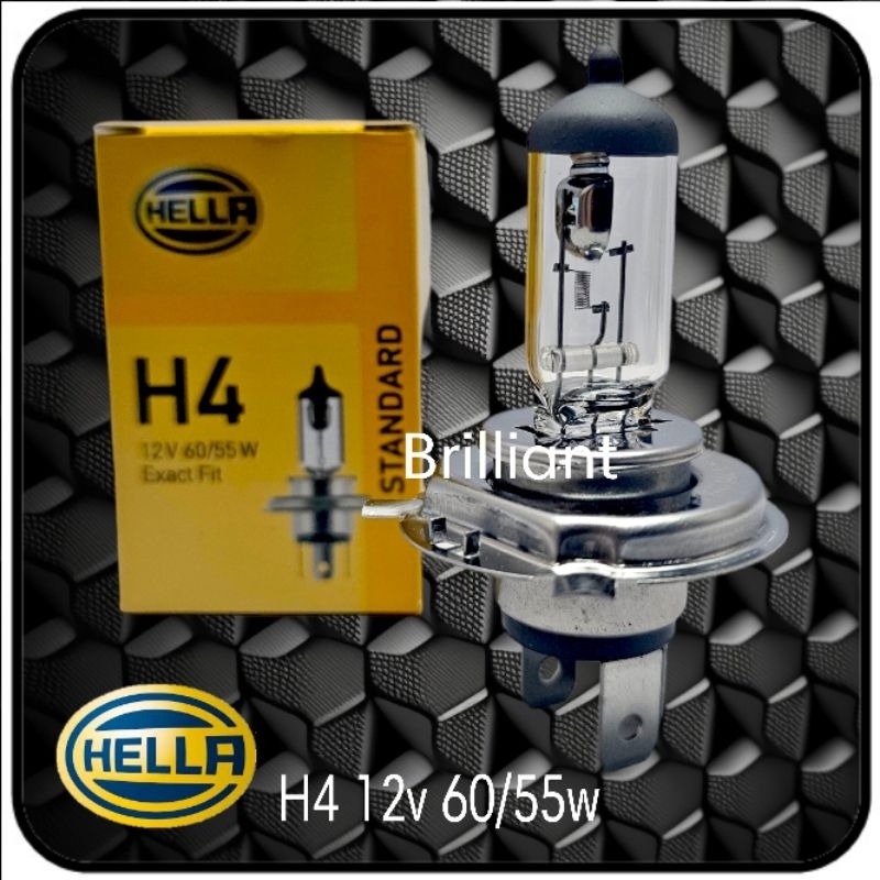 Jual Bohlam Halogen Hella Original H4 P43 12v 24v Harga Satuan