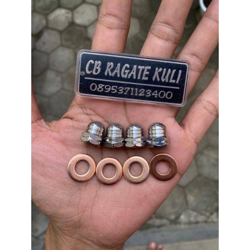 Jual Mur Head Mur Kop M8 12 Cb Rk King Fiz R Ninja Stainlist