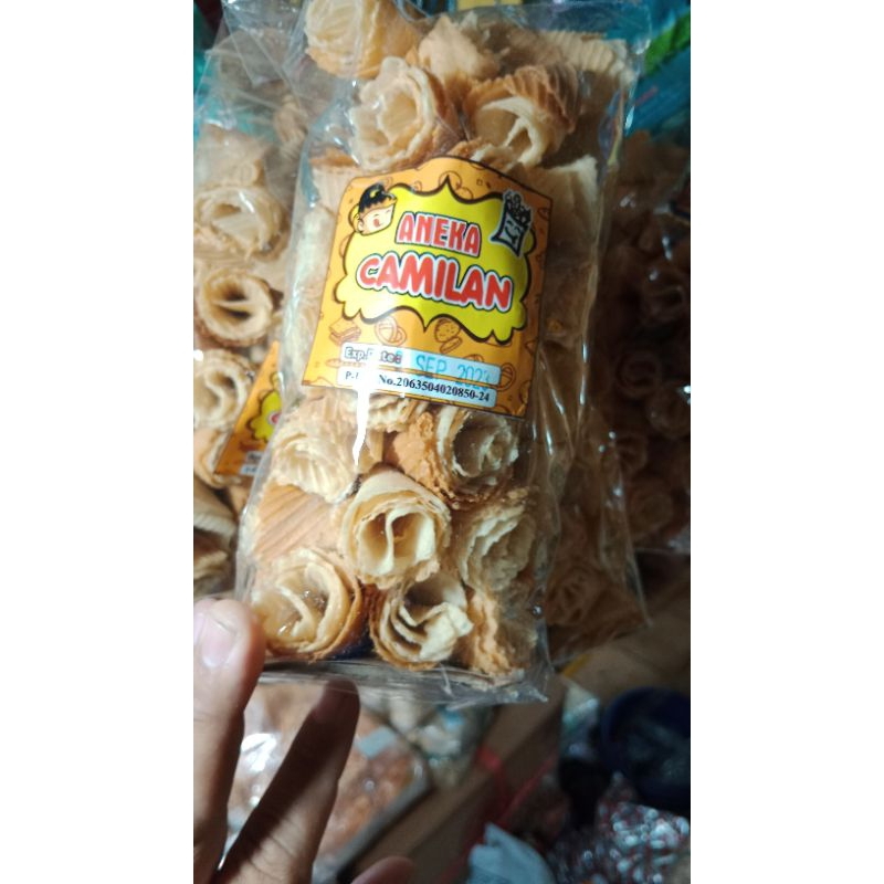 Jual Opak Gulung Contong Gr Jajanan Jadoel Opak Jadoel Shopee