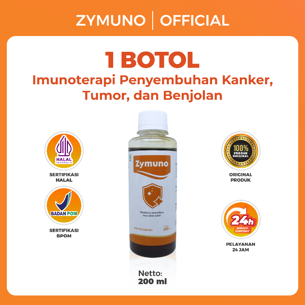 Jual Zymuno Imunoterapi Benjolan Herbal Original 1 Botol Shopee Indonesia