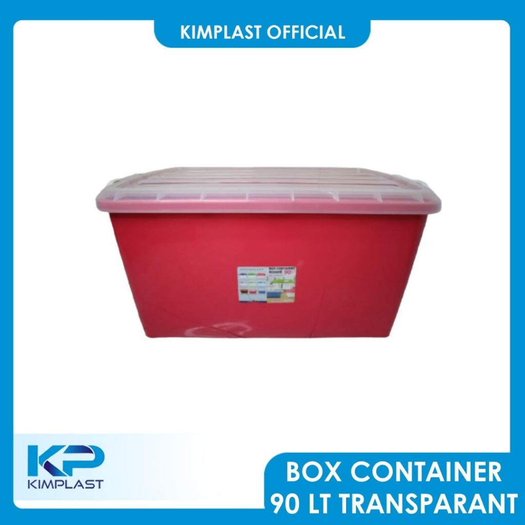 Jual KIMPLAST BOX Container 90 Liter Deluxe Transparant Box Dengan