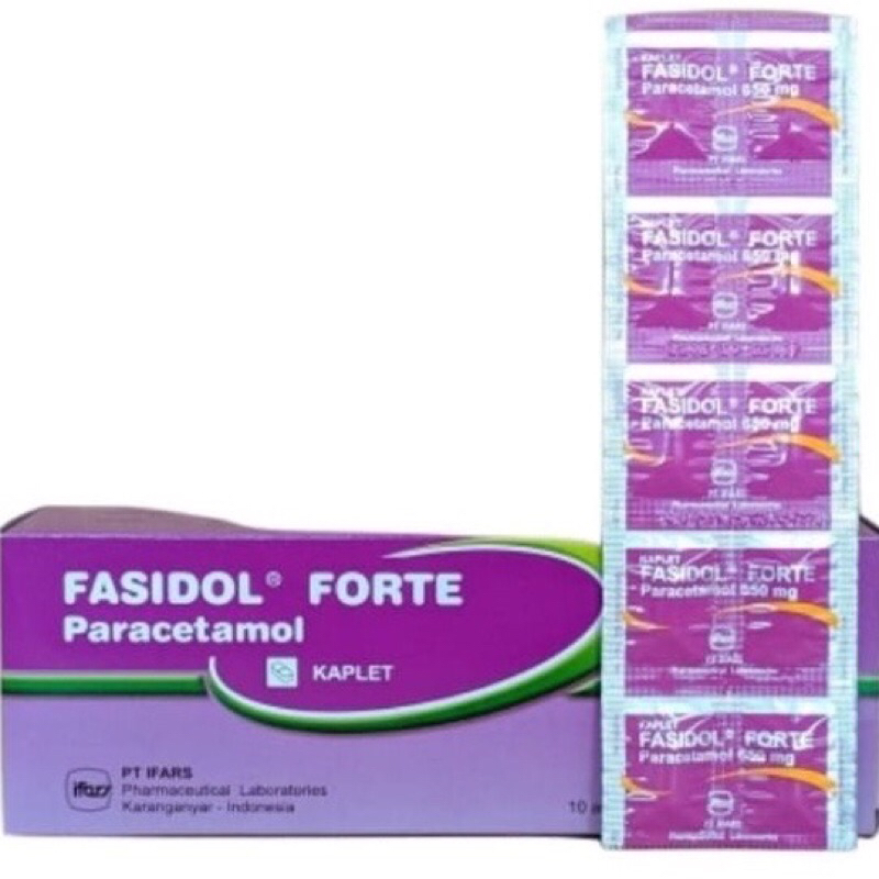 Jual Fasidol Forte Tablet Paracetamol Tab Shopee Indonesia