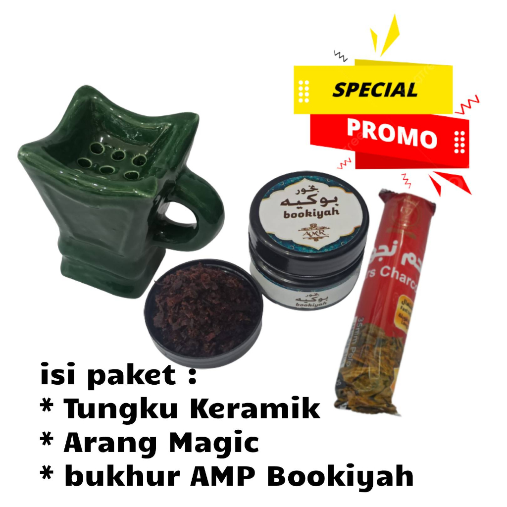 Jual Promo Murah Komplit Paket Bukhur Tungku Keramik Arang