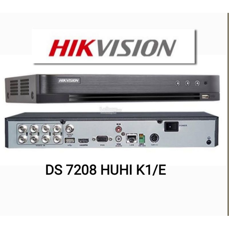 Jual DVR Hikvision DS 7208HUHI K1 E TURBO HD 8Channel Shopee Indonesia