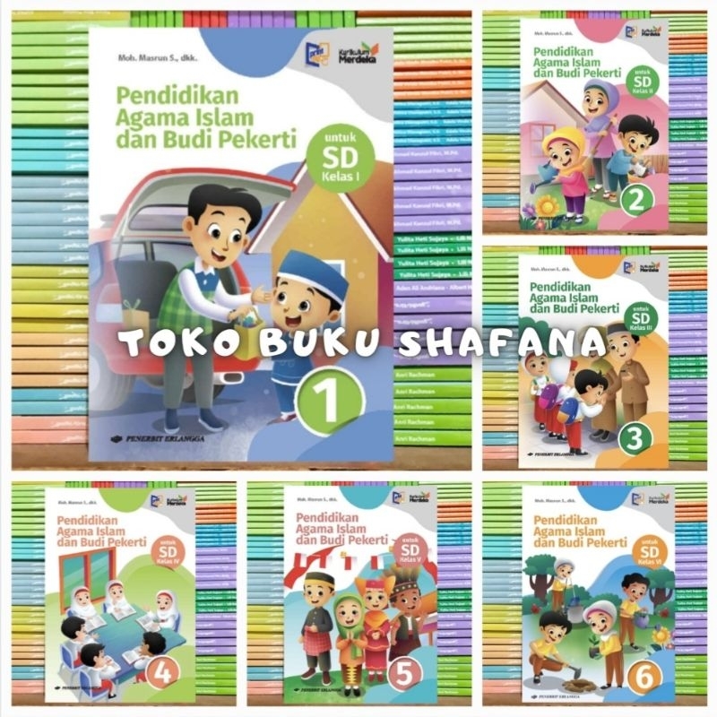 Jual BUKU PENDIDIKAN AGAMA ISLAM KELAS 1 2 3 4 5 6 SD ERLANGGA