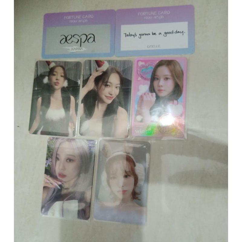 Jual Photocard Official Wendy Yeri Ningning Giselle Karina Pink