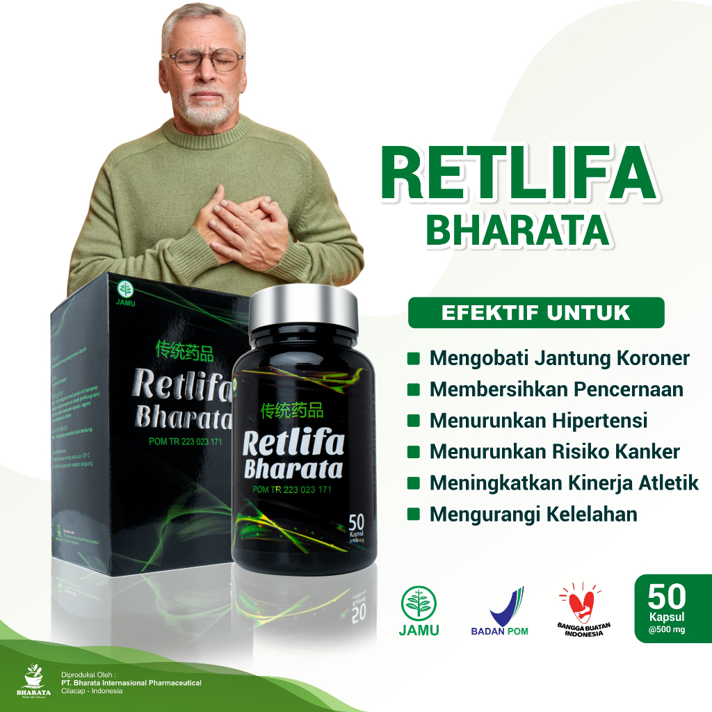 Jual Retlifa Bharata Obat Jantung Koroner Penyumbatan Pembuluh